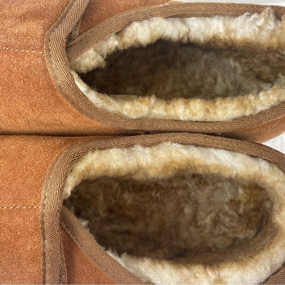 LAMO MEN’S SUEDE MERINO WOOL WRAP SLIPPER SIZE XL (11-12) - Picture 12 of 13